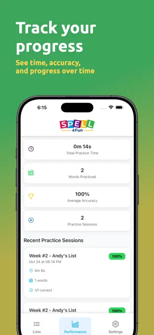 Spell4Fun progress tracker